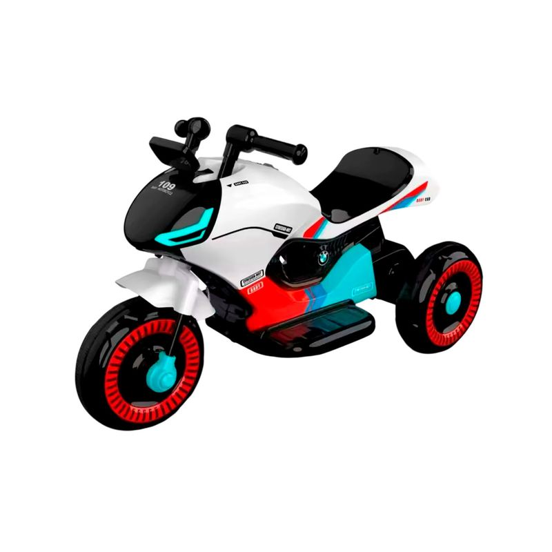 MUNDO ONLINE - Moto Electrica Niño a Bateria Nitro Frace CF Blanca