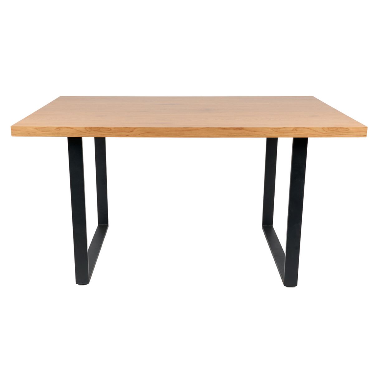 PANDALINO - Mesa Rectangular Ámbar Claro 140X90 - Estilo Industrial