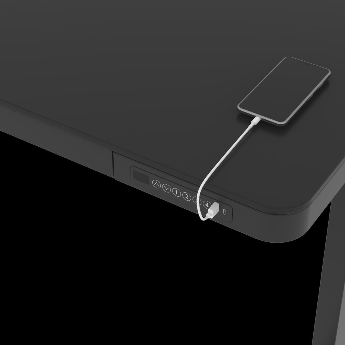 UPLIFT - Escritorio Eléctrico Regulable Smart UpLift 120x60cm Negro