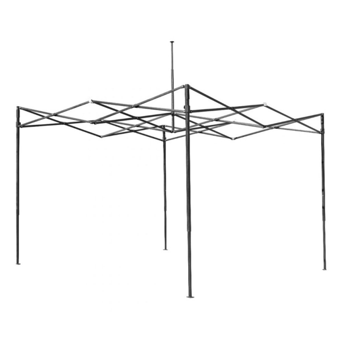 NECTAR - Toldo Plegable Tipo Araña 3x3 m Color Verde Lona UV y Estructura Metálica