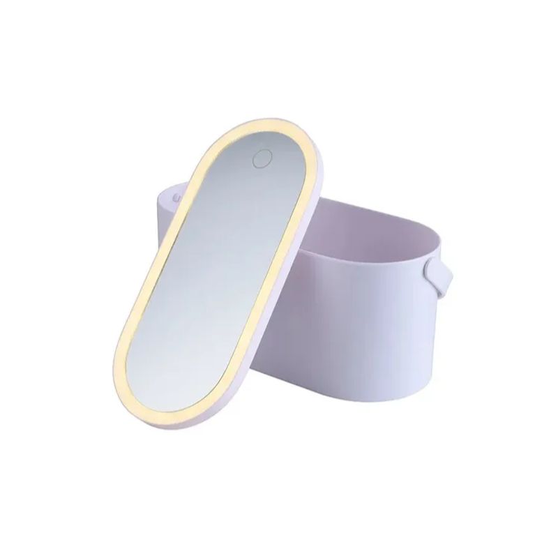 GENERICO - Organizador De Cosméticos Portátil Porta Maquillaje Y Espejo