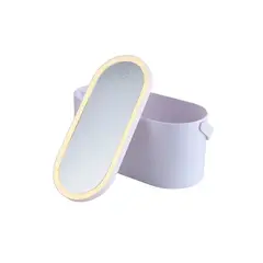 GENERICO - Organizador De Cosméticos Portátil Porta Maquillaje Y Espejo