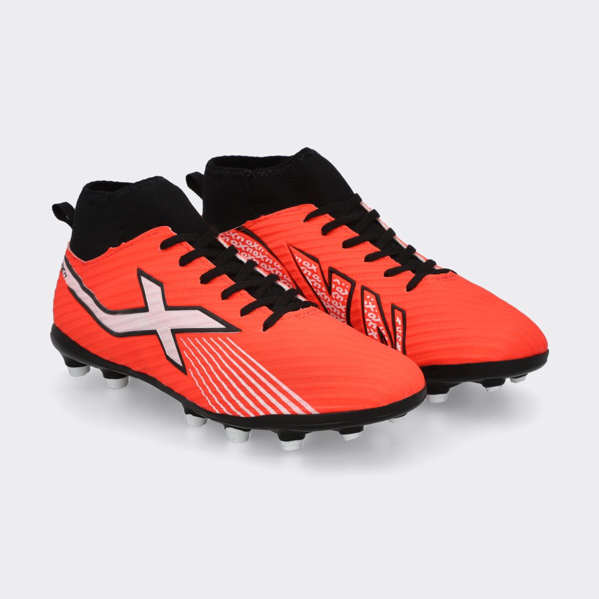 OXN - ZAPATOS DE FUTBOL OXN FUSION GRIP 4 NEO ADULTO NARANJO
