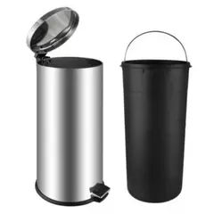GENERICO - Basurero Acero Inoxidable Capacidad 30 Litros