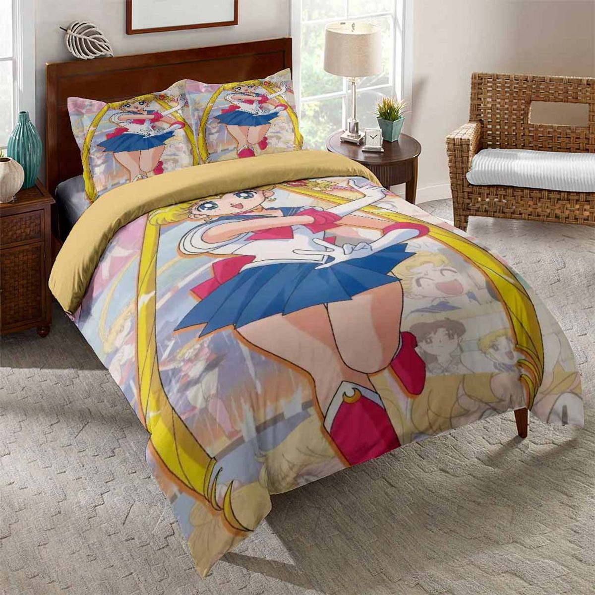 GENERICO - Funda de plumón SAILOR MOON 2 PLAZAS