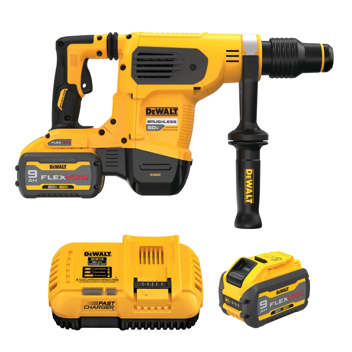 DEWALT - Rotomartillo SDS MAX 1-9/16" 60V DEWALT DCH481X2-B2