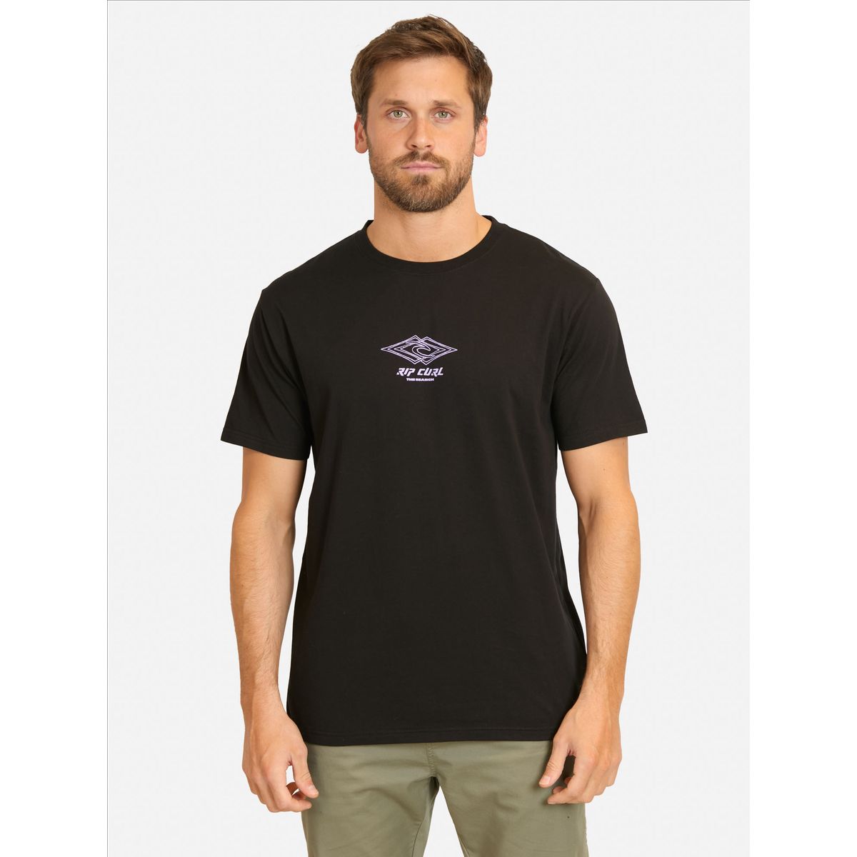 RIP CURL - Polera MC Salt Negro Hombre Rip Curl - Negro
