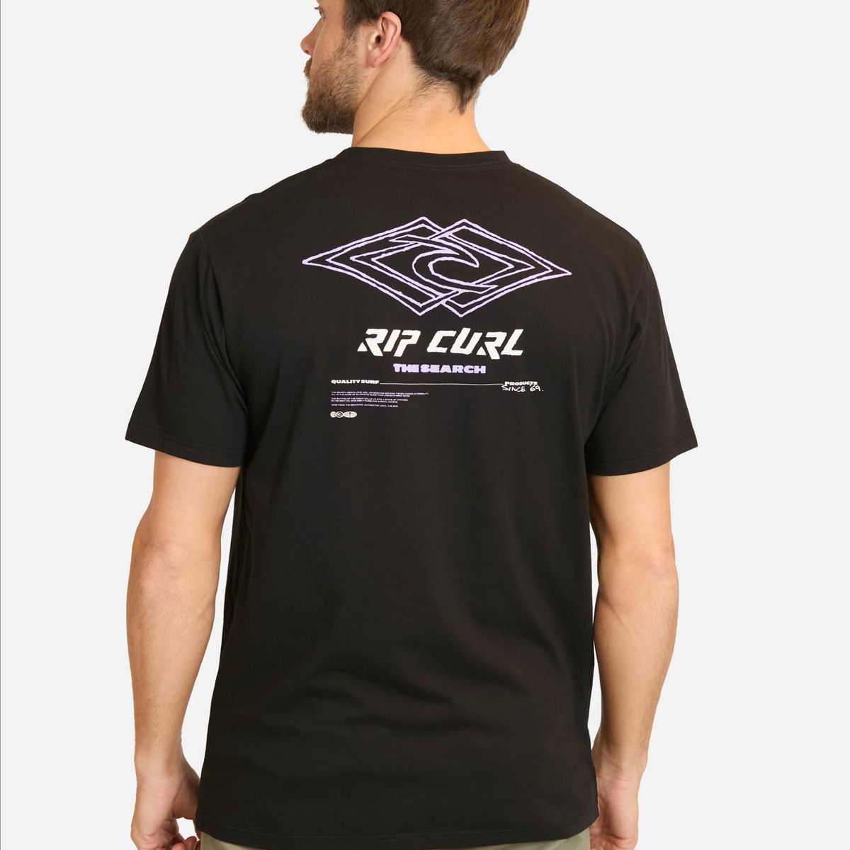 RIP CURL - Polera MC Salt Negro Hombre Rip Curl - Negro