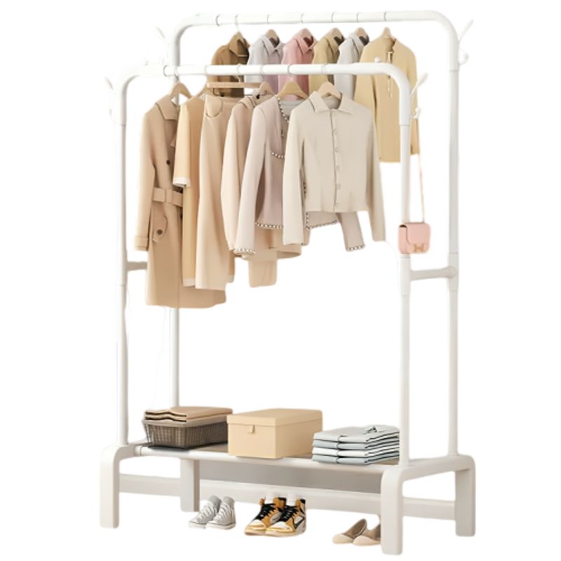 SIRENA - Perchero organizador de ropa con barra para colgar y estructura firme
