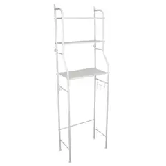 SIRENA - Rack organizador para baño color blanco multifuncional y práctico