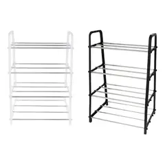 SIRENA - Organizador de zapatos color negro diseño modular y apilable