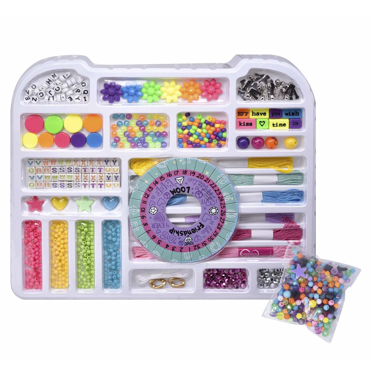 GLOW ME UP - Juguete Estuche Creativo para hacer pulseras