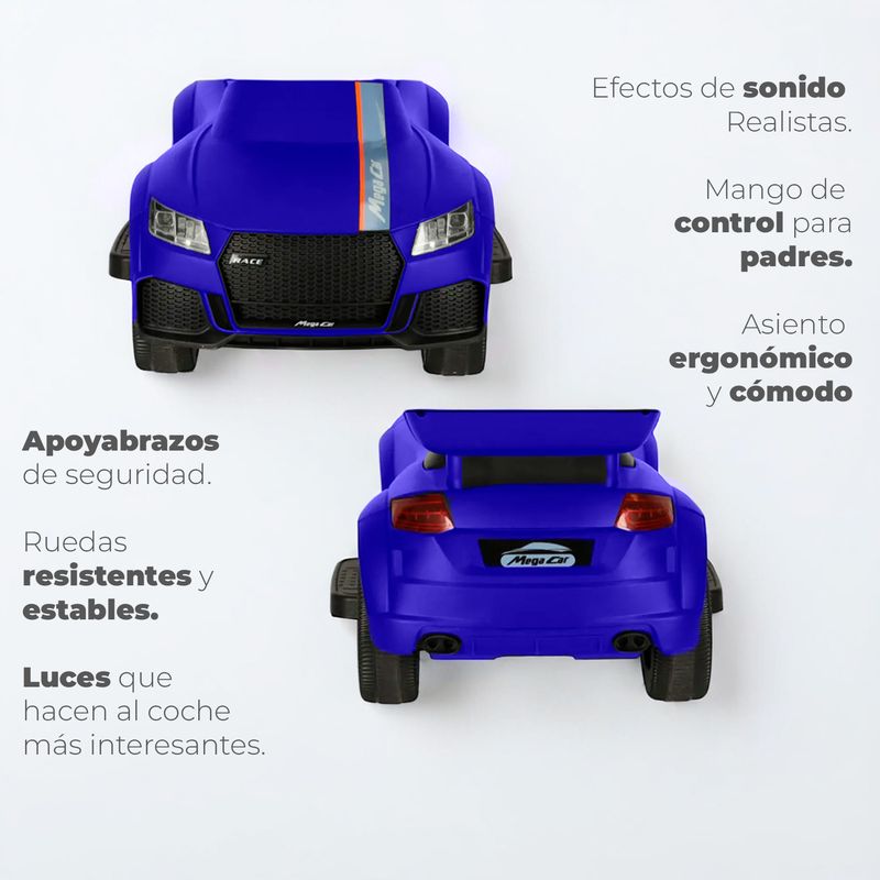 MUNDO ONLINE - Auto Correpasillo Con Mango Y Sonido