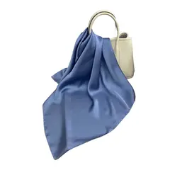 ATURE - Pañuelo Liso 70 X 70 Tipo Seda Accesorio Moda Colores
