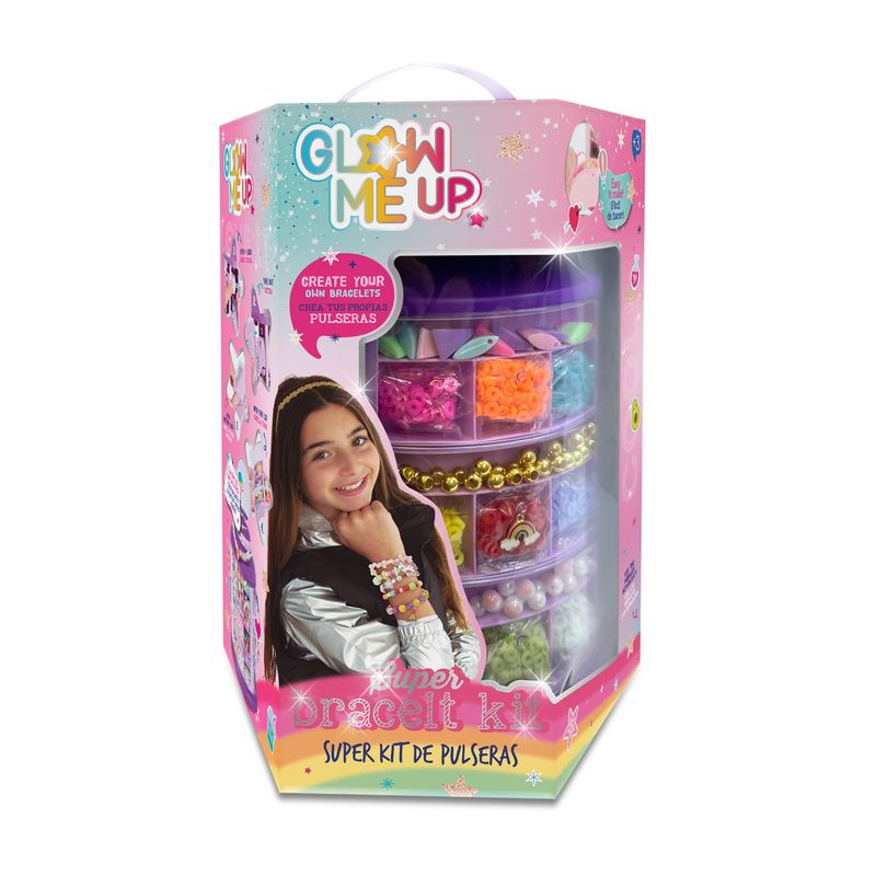 GLOW ME UP - Torre Creativa con Mostacillas Espejo y Accesorios