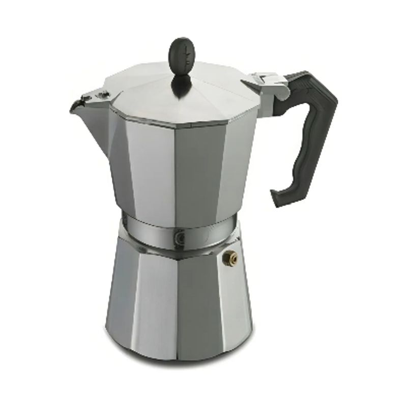 GENERICO - Cafetera Italiana Aluminio Expreso 9 Tazas Acero inoxidable