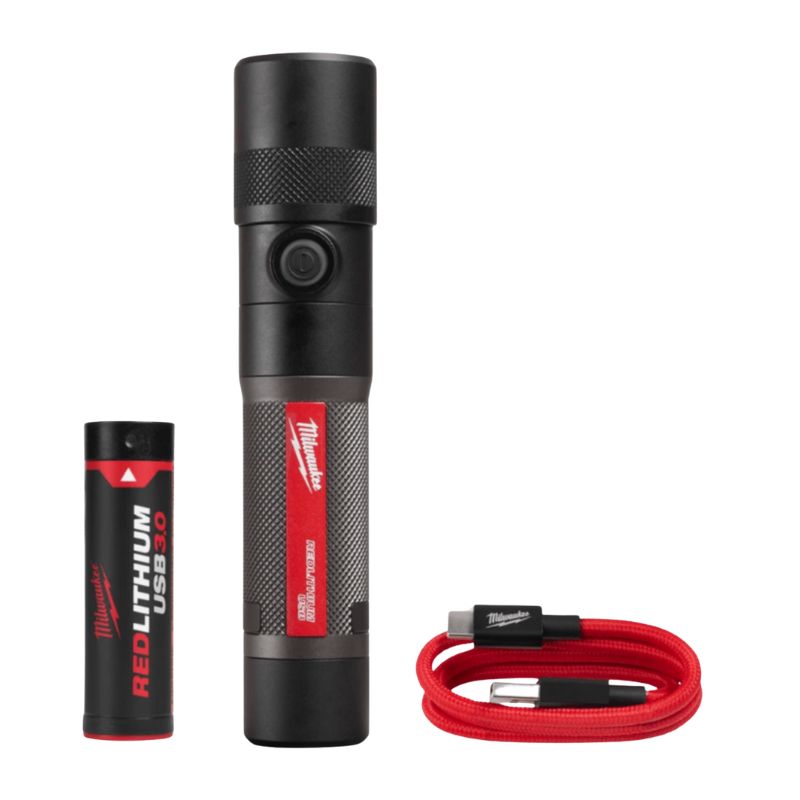 MILWAUKEE - LINTERNA DE ENFOQUE GIRATORIO REDLITHIUM USB 1100L MILWAUKEE 2161-21