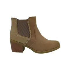 HERIEL - Botín Khaki Taco Mujer