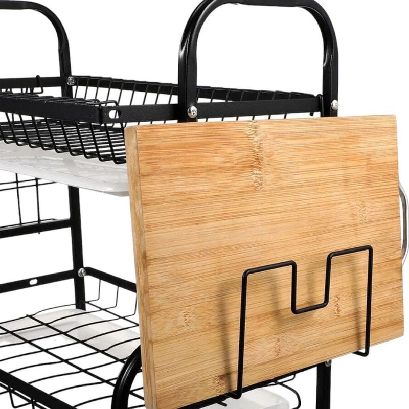 JAVIMATE - SECA PLATOS COCINA 2 NIVELES BLANCO