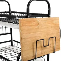 JAVIMATE - SECA PLATOS COCINA 2 NIVELES BLANCO