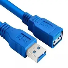 GENERICO - CABLE USB 3.0 EXTENSIÓN M-H 1.5 METROS