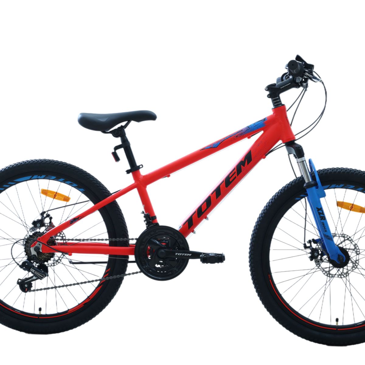 TOTEM - BICICLETA TOTEM MTB ARO 24 MODELO ATLANTIS ROJO