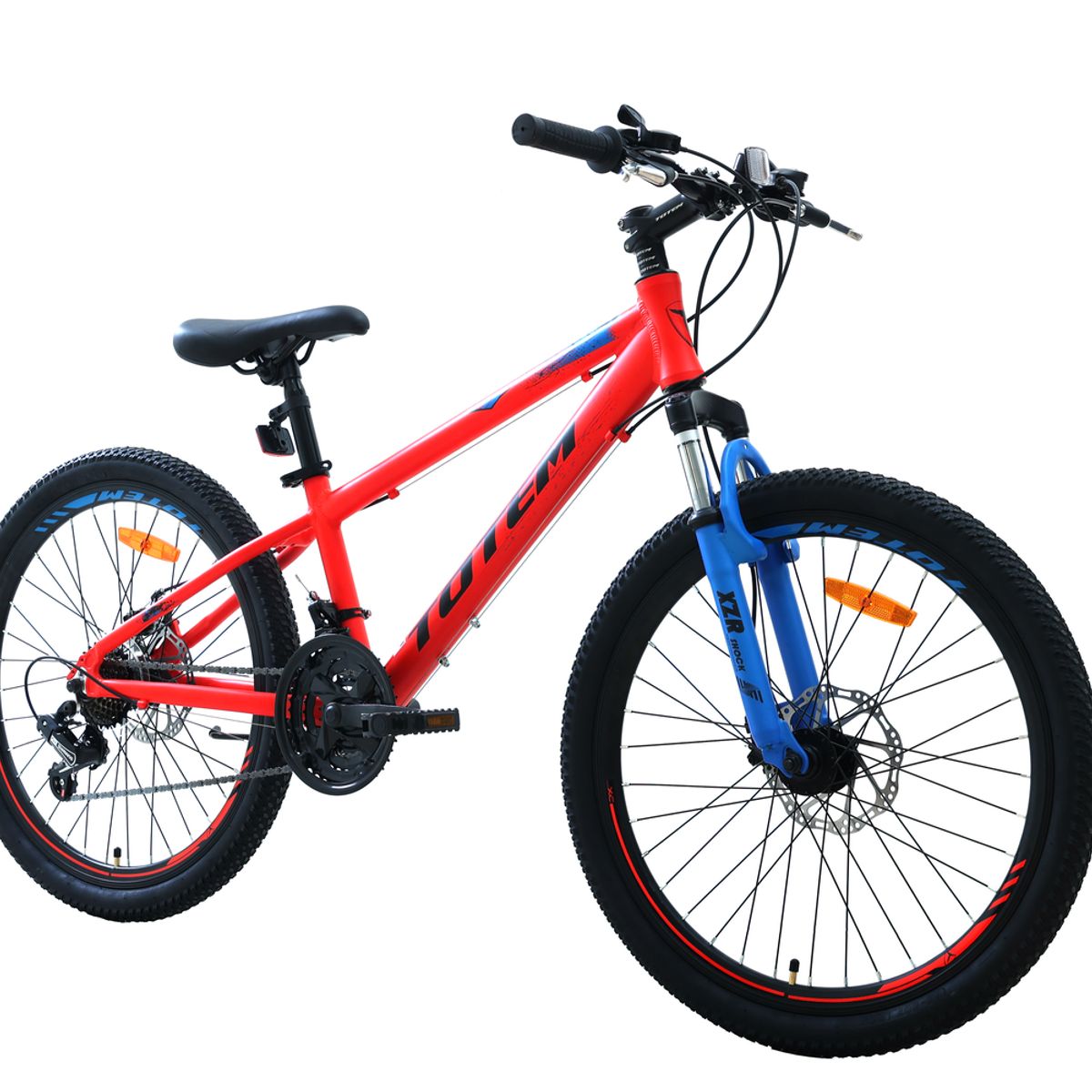 TOTEM - BICICLETA TOTEM MTB ARO 24 MODELO ATLANTIS ROJO