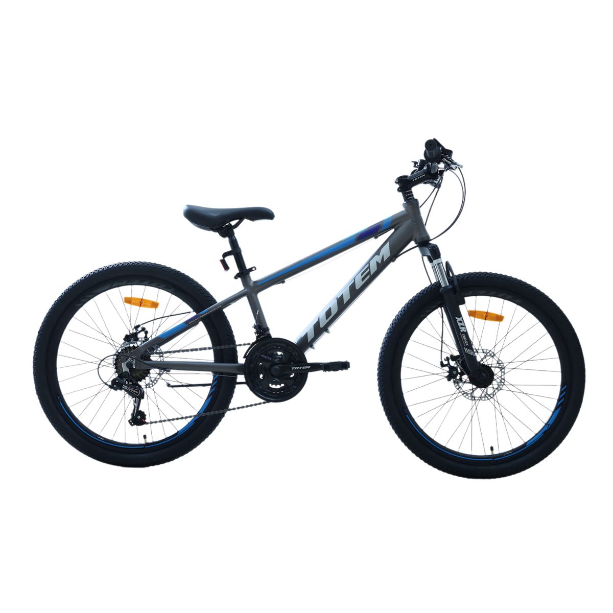 TOTEM - BICICLETA TOTEM MTB ARO 24 MODELO ATLANTIS GRIS