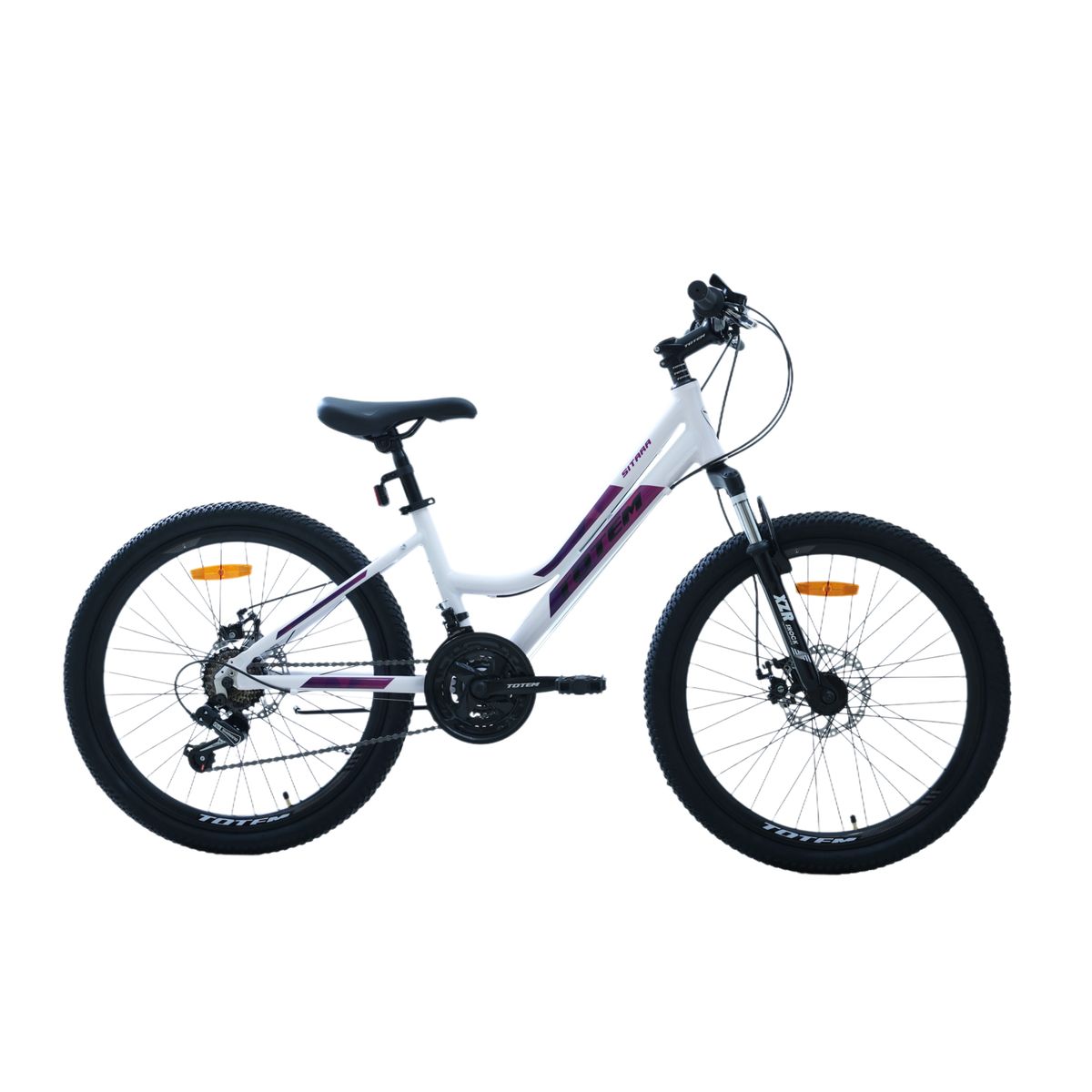 TOTEM - BICICLETA TOTEM MTB ARO 24 MODELO SITARA BLANCO