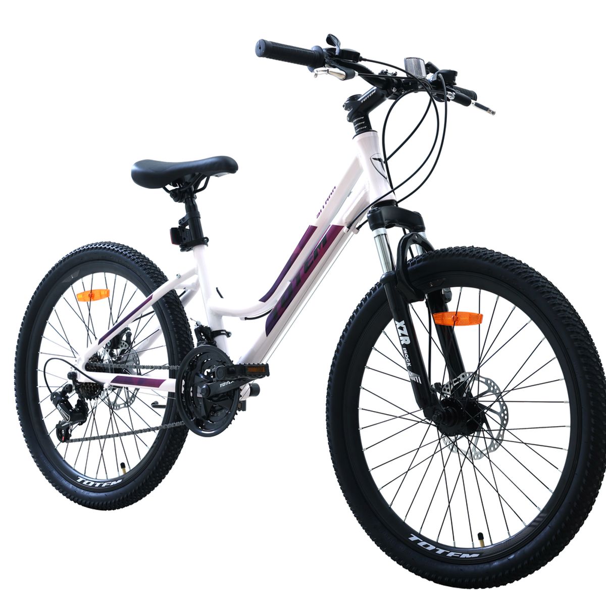 TOTEM - BICICLETA TOTEM MTB ARO 24 MODELO SITARA BLANCO