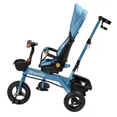 MUNDO ONLINE - Coche Triciclo Paseo Con Foco 360º Reclinable 4 en 1