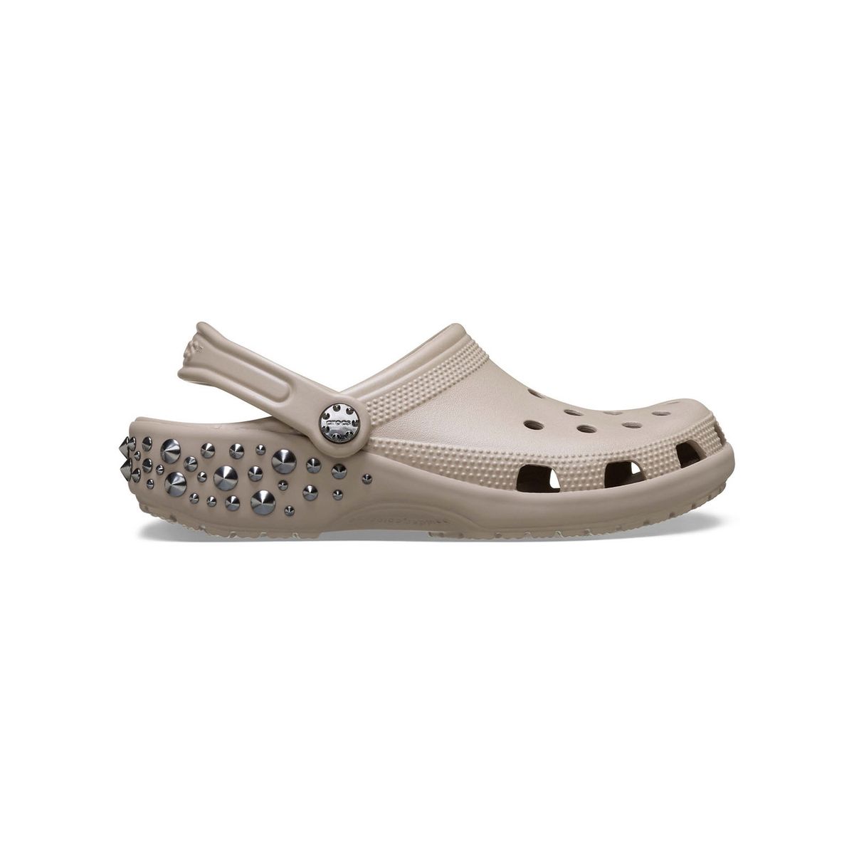 CROCS - Zueco Crocs Unisex Classic Clog Studded Café CROCS