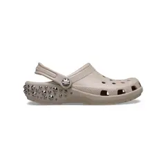 CROCS - Zueco Unisex Classic Clog Studded Café