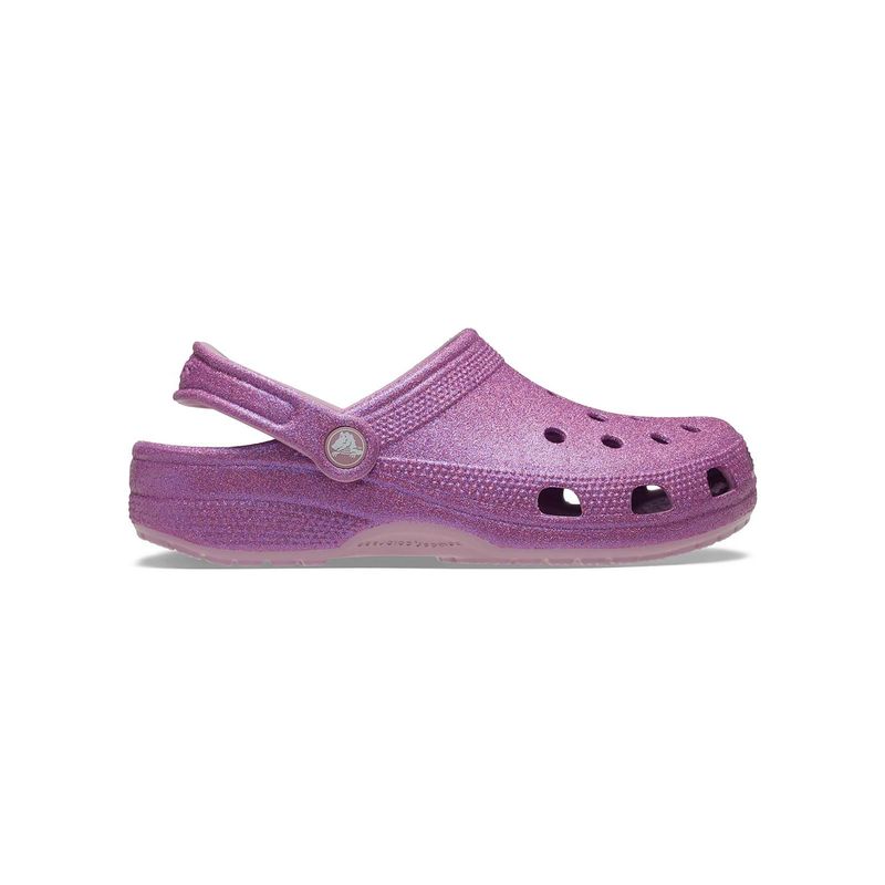 CROCS - Zueco Crocs Mujer Classic Con Brillos Morado CROCS