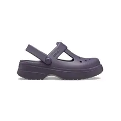 CROCS - Zueco Niña Pequeña Mary Jane T Morado Oscuro
