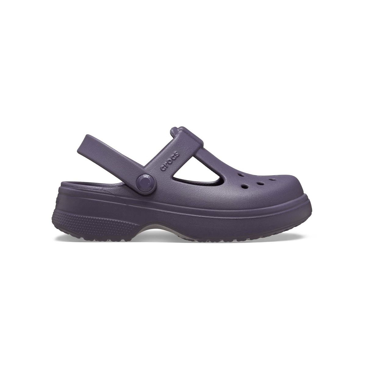 CROCS - Zueco Crocs Niña Pequeña Mary Jane T Morado Oscuro CROCS