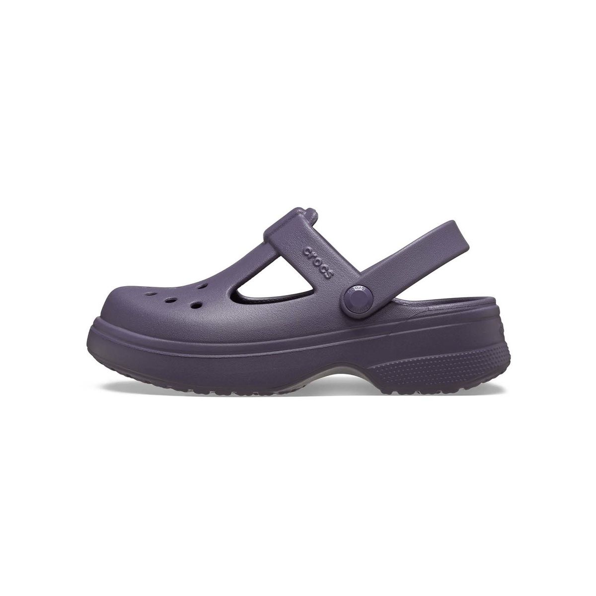 CROCS - Zueco Crocs Niña Pequeña Mary Jane T Morado Oscuro CROCS