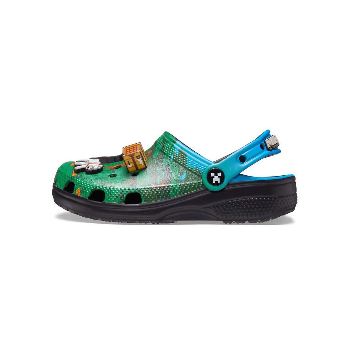 CROCS - Zueco Crocs Niños Grandes Classic Minecraft Verde CROCS
