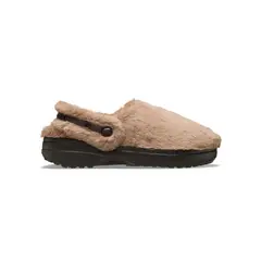 CROCS - Zueco Unisex Classic Peludo Café