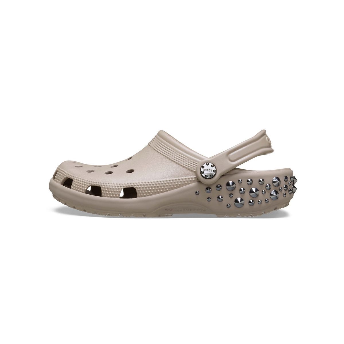 CROCS - Zueco Crocs Unisex Classic Clog Studded Café CROCS