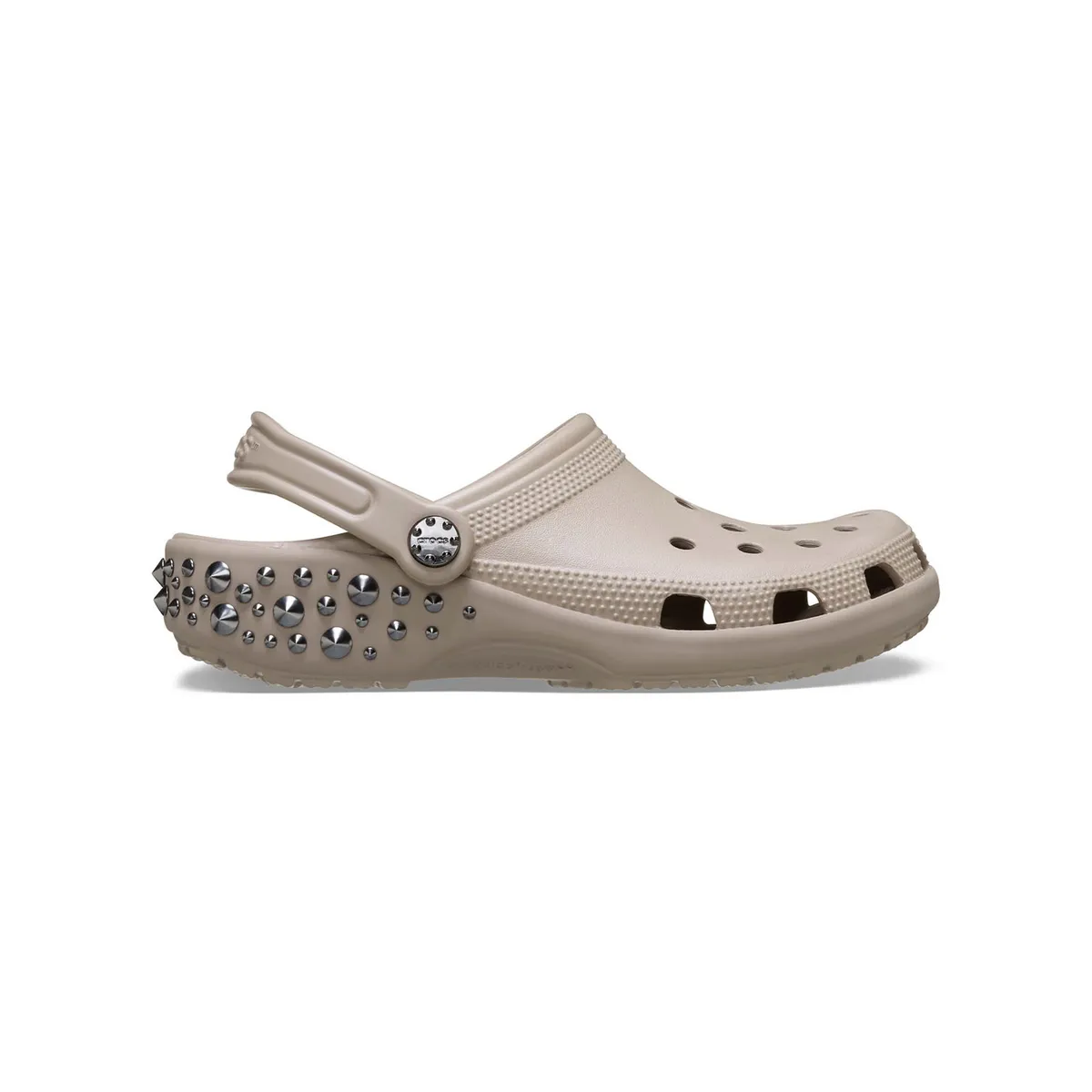 CROCS - Zueco Crocs Unisex Classic Clog Studded Café CROCS