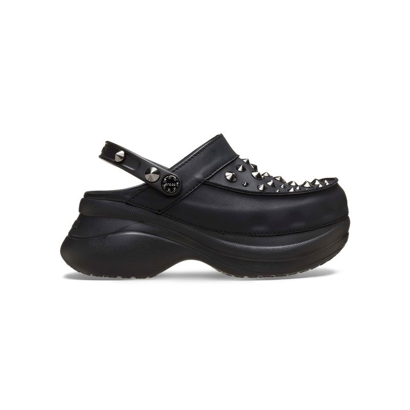 CROCS - Zueco Crocs Mujer Plataforma Bae Studded Clog Negro CROCS