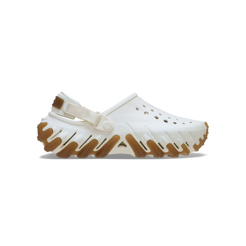 CROCS - Zueco Crocs Hombre Echo Clog Blanco Con Café CROCS