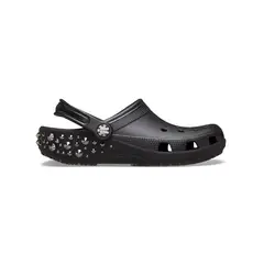 CROCS - Zueco Unisex Classic Clog Studded Negro