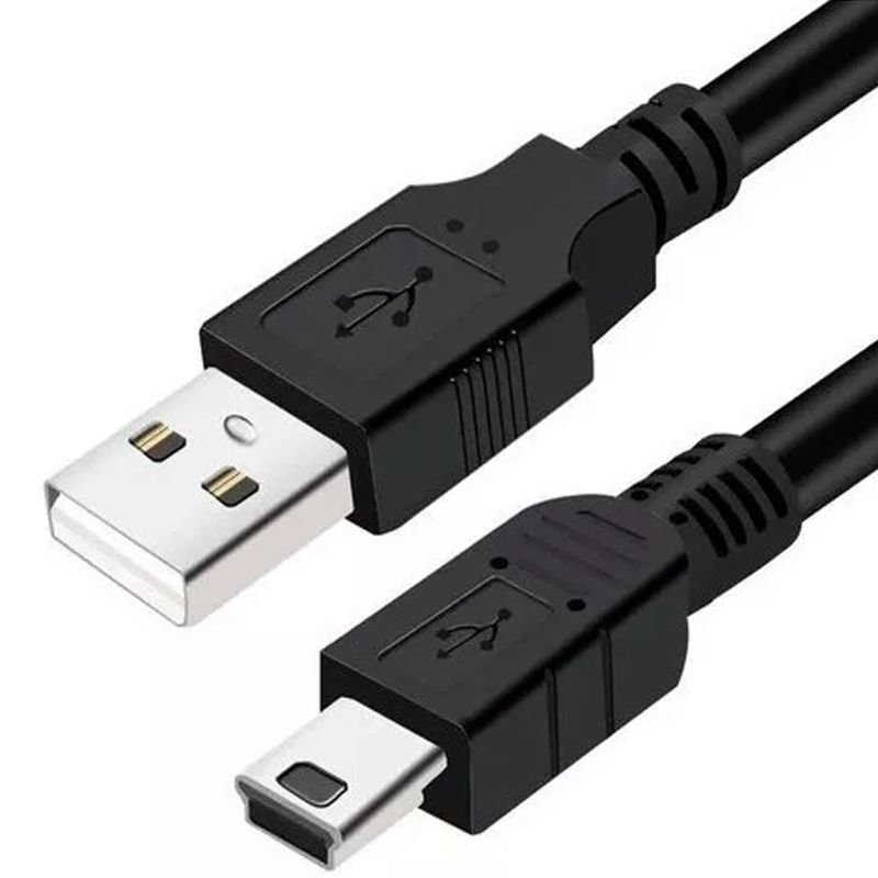 GENERICO - CABLE USB 2.0 A MINI USB 5 PINES, 0,5 MTS.