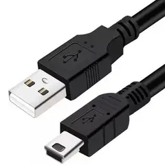 GENERICO - CABLE USB 2.0 A MINI USB 5 PINES, 0,5 MTS.
