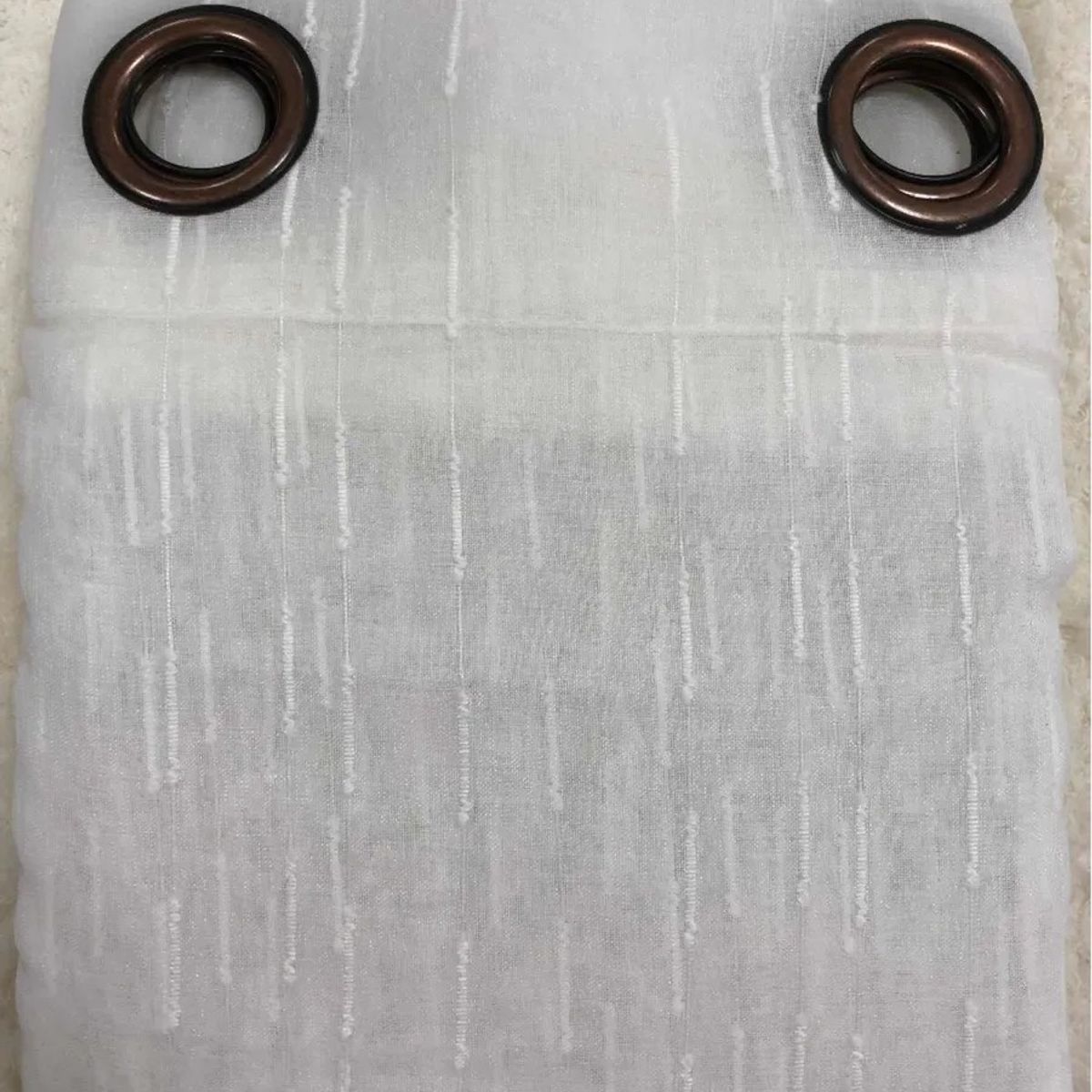 OKAY - Visillo Hecha Velo Lino Palito 2 Paños