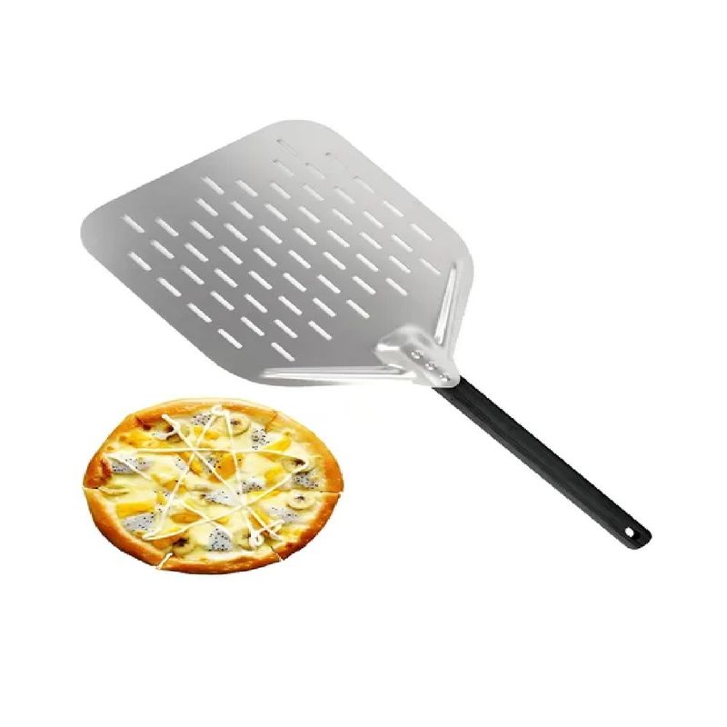 GENERICO - Pala De Pizza Espatula Pizza Pala Para Pizza Perforada 35cm