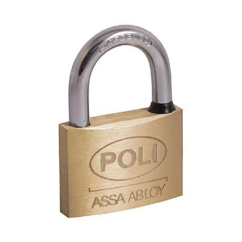 POLI - Candado Alta Seguridad Poli Bronce Linea S50mm INT/EXT Garantía 5AÑOS
