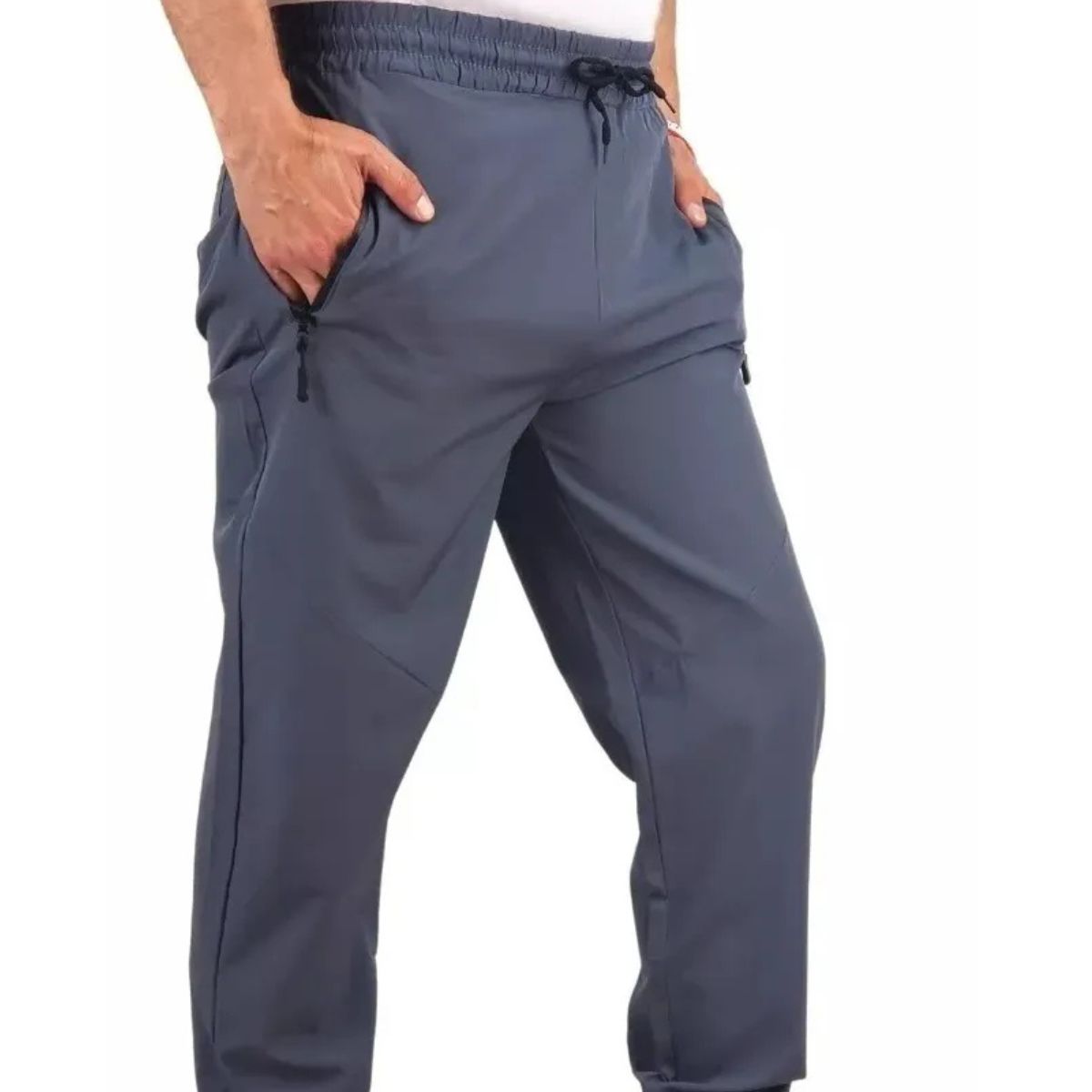 LOOK SHOP - Pack 2 Jogger Deportivo Hombre Verano Secado Rápido Pantalón Buzo 002